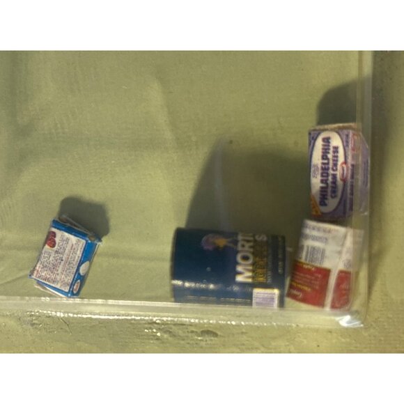 VTG Doll House Miniatures Food Condiments Can Box Bottles Assortment - Picture 14 of 14
